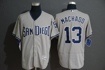 Manny Machado San Diego Padres gray jersey