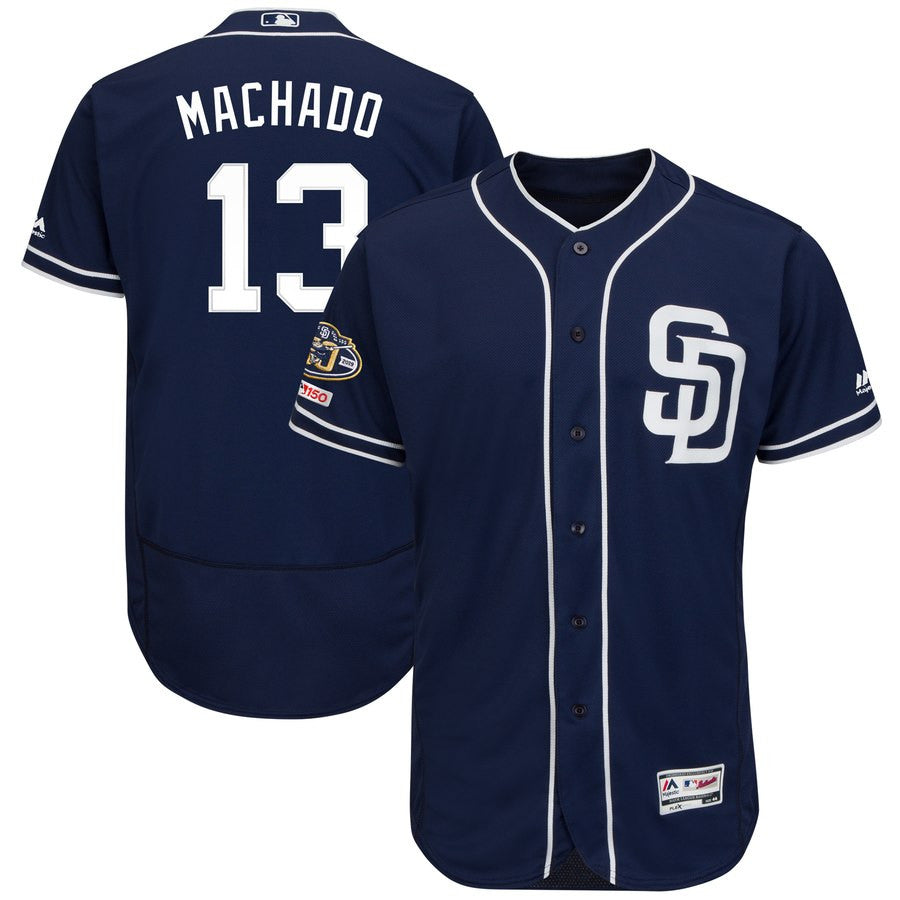 Manny Machado San Diego Padres navy jersey