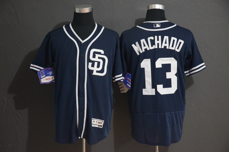 Manny Machado San Diego Padres navy jersey