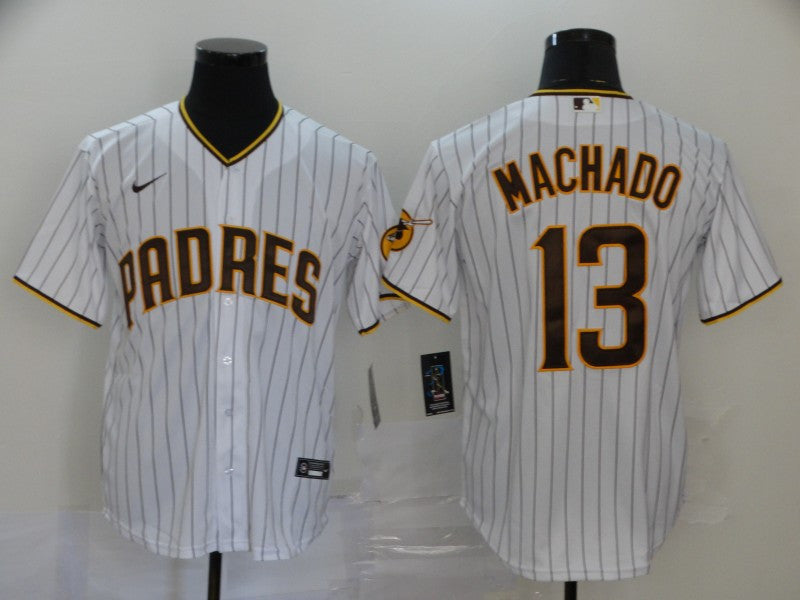 Manny Machado San Diego Padres white jersey