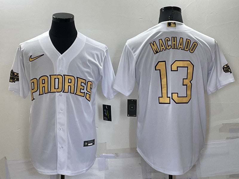 Manny Machado San Diego Padres white All-Star jersey