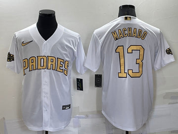 Manny Machado San Diego Padres white All-Star jersey