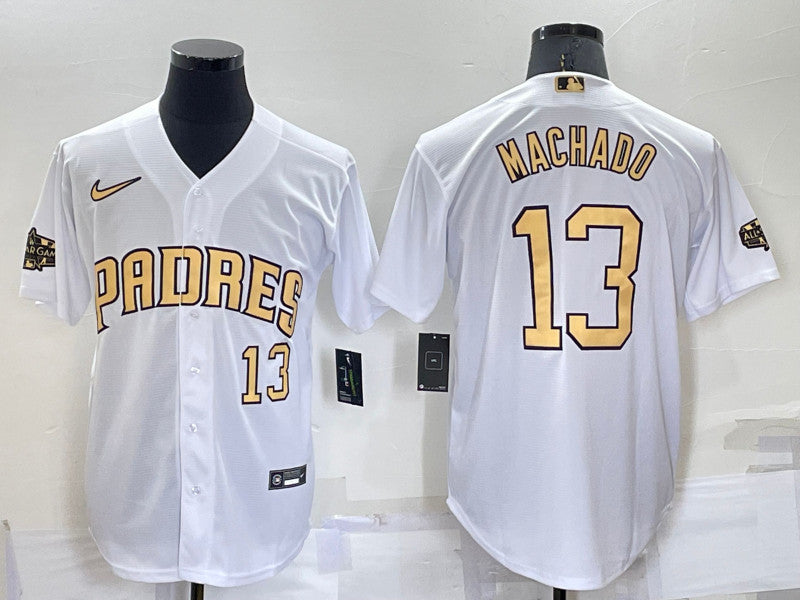Manny Machado San Diego Padres white All-Star jersey