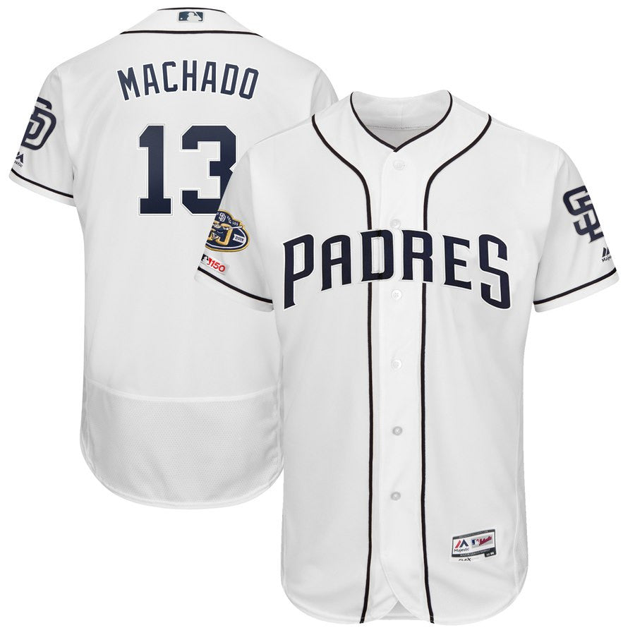Manny Machado San Diego Padres white jersey
