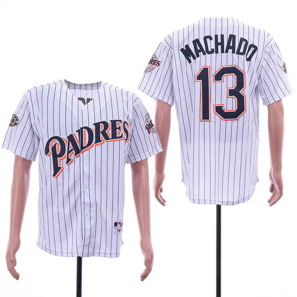Manny Machado San Diego Padres white jersey
