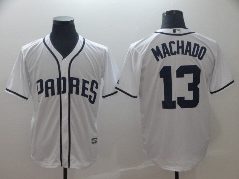 Manny Machado San Diego Padres white jersey