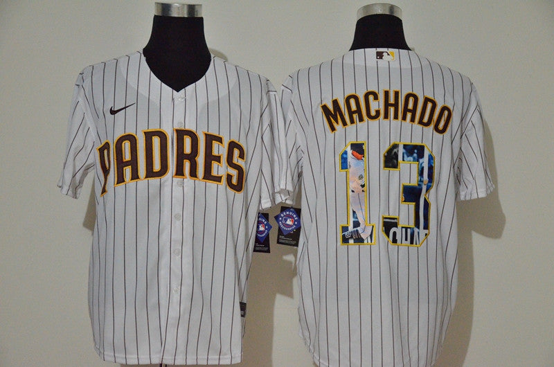 Manny Machado San Diego Padres white jersey