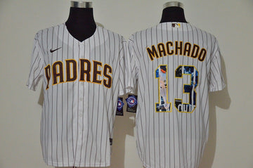 Manny Machado San Diego Padres white jersey