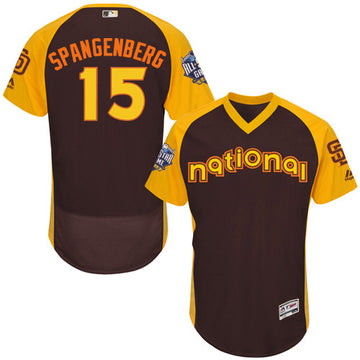 Cory Spangenberg San Diego Padres brown Game jersey