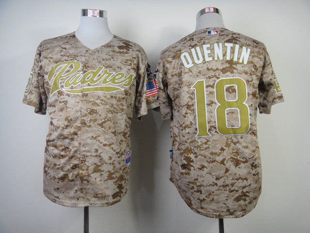Quentin San Diego Padres camo Alternate jersey