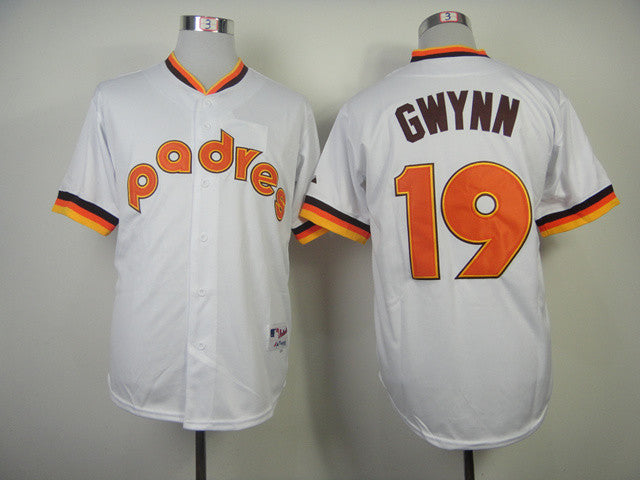Gwynn San Diego Padres white jersey
