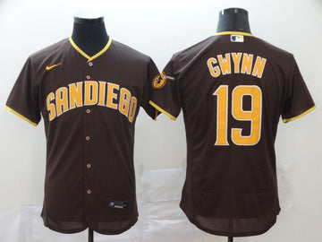 Tony Gwynn San Diego Padres brown jersey