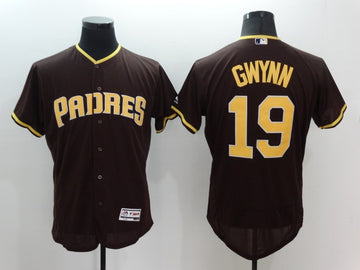 Tony Gwynn San Diego Padres brown jersey
