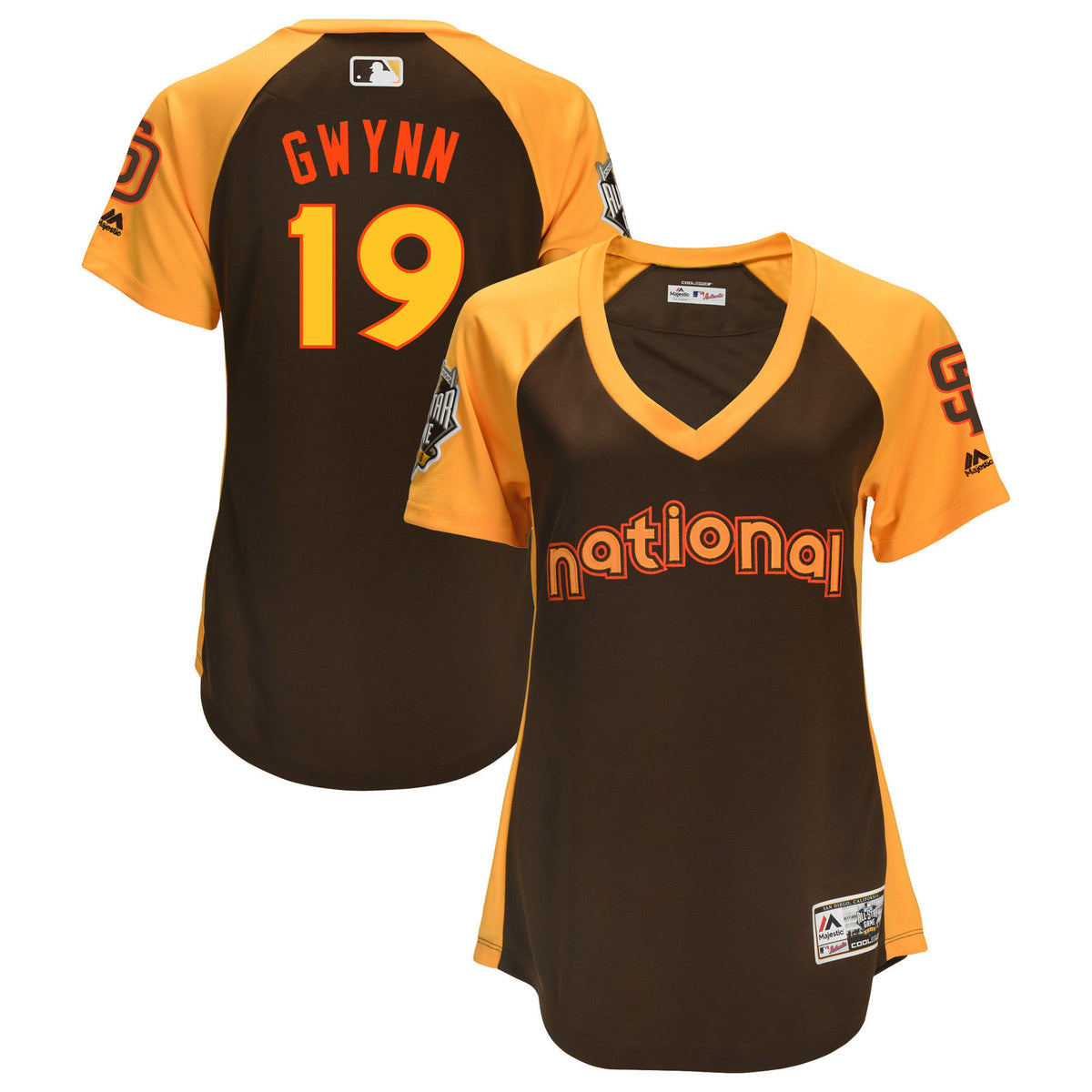 Tony Gwynn San Diego Padres brown All-Star jersey