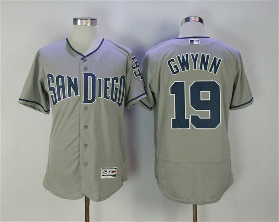 Tony Gwynn San Diego Padres grey jersey