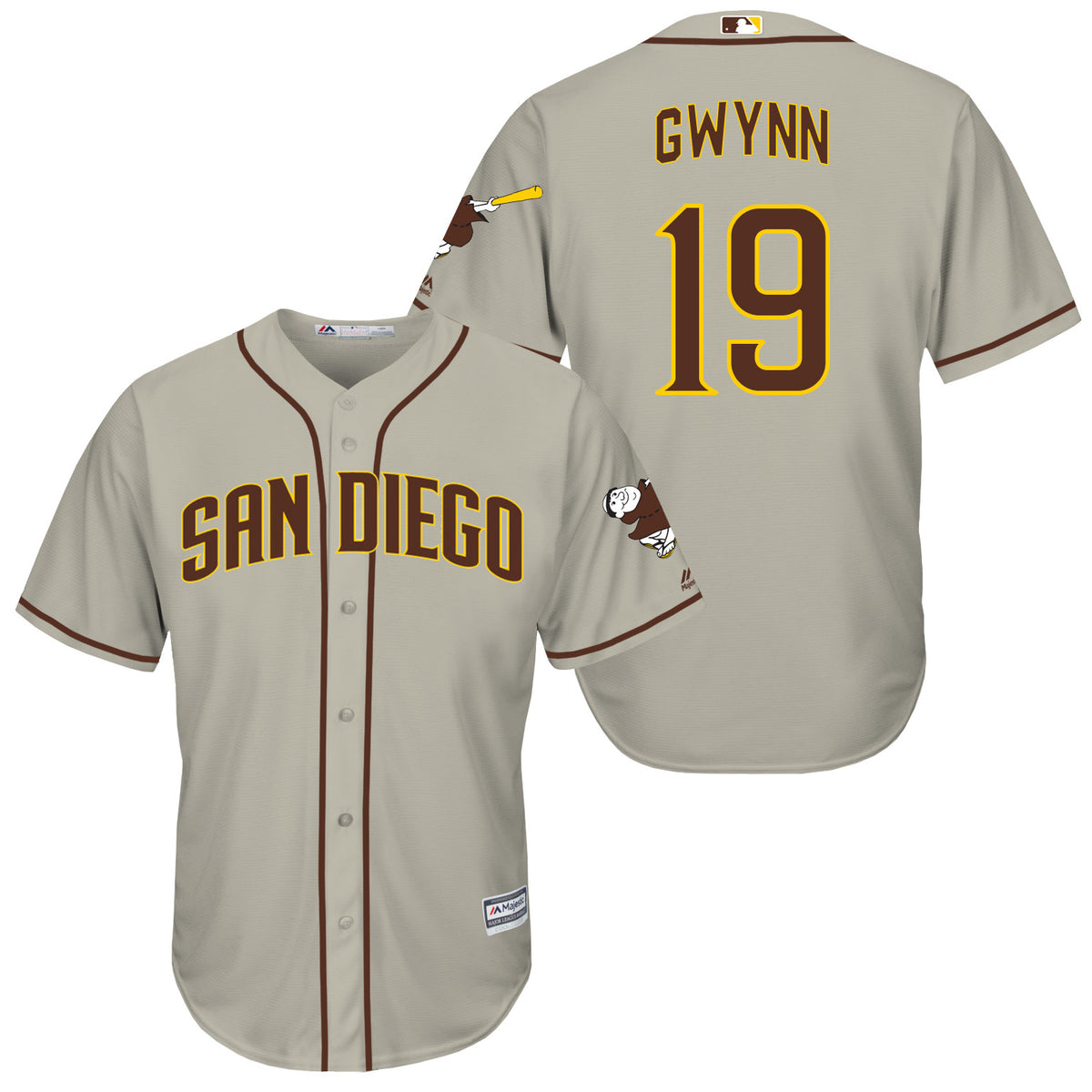 Tony Gwynn San Diego Padres grey jersey