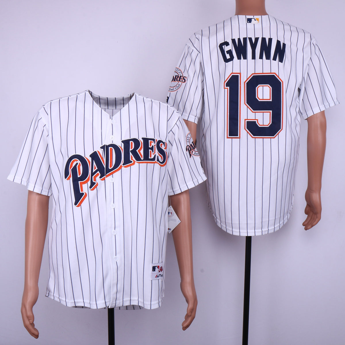 Tony Gwynn San Diego Padres white jersey