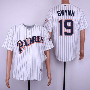 Tony Gwynn San Diego Padres white jersey