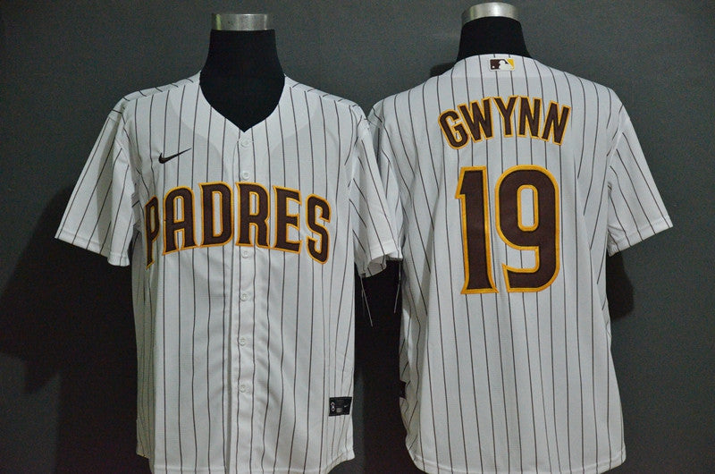 Tony Gwynn San Diego Padres white jersey