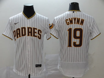 Tony Gwynn San Diego Padres white jersey