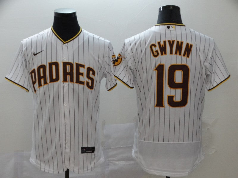Tony Gwynn San Diego Padres white jersey