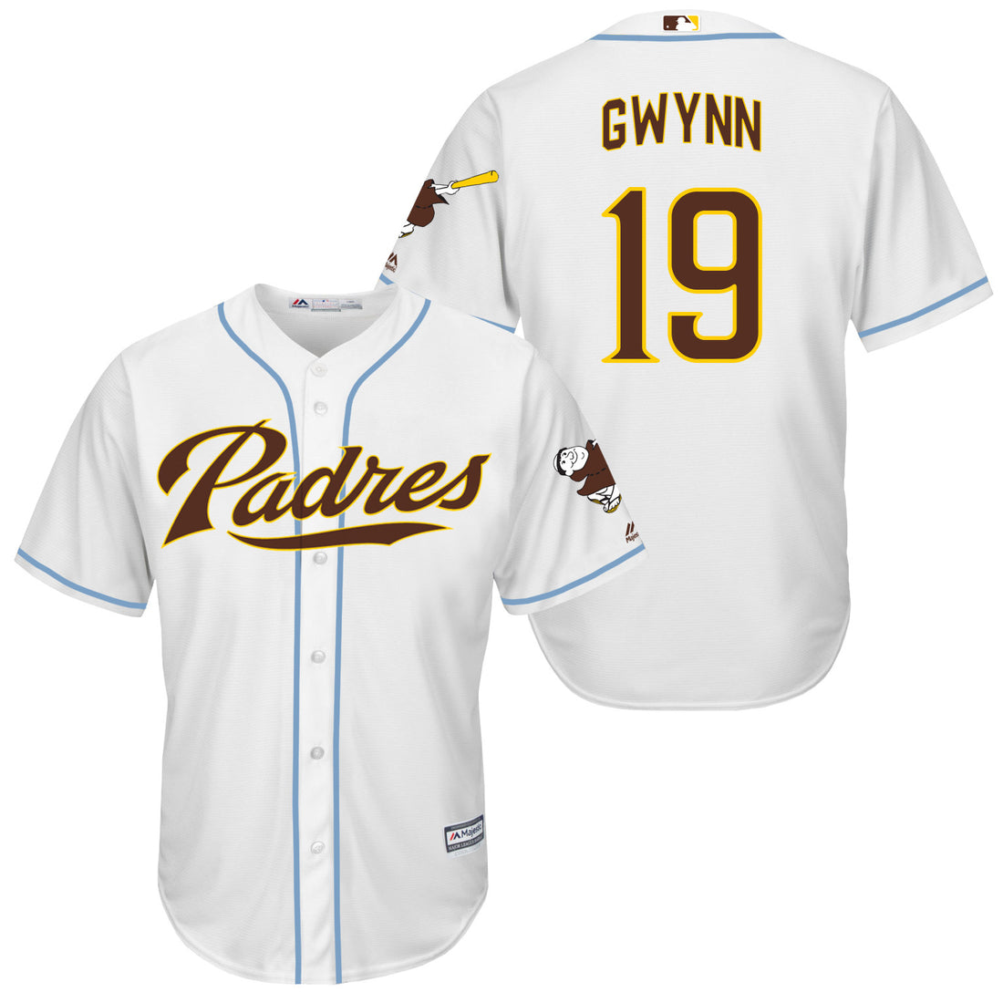 Tony Gwynn San Diego Padres white jersey