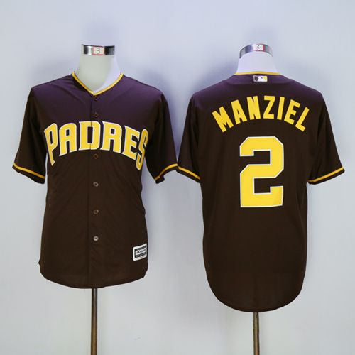 Johnny Manziel Coffee New Cool Base San Diego Padres jersey