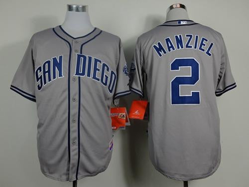 Johnny Manziel San Diego Padres grey jersey