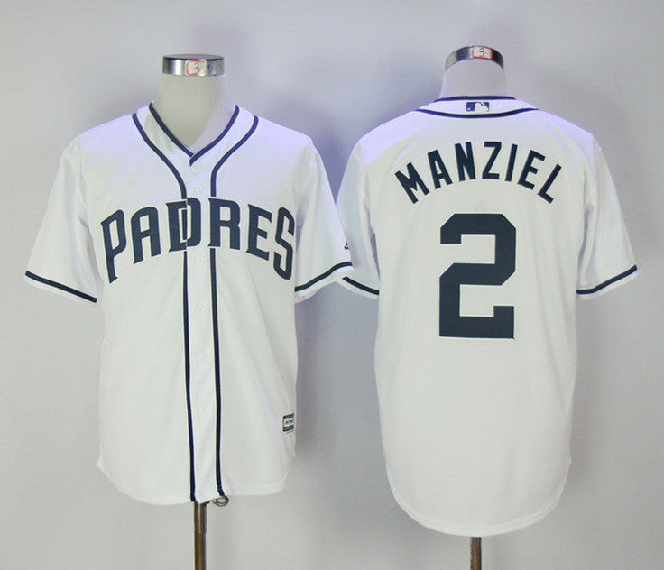 Johnny Manziel San Diego Padres white jersey