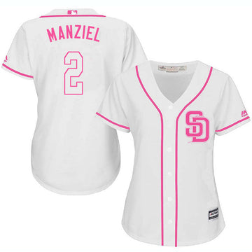 Johnny Manziel San Diego Padres white jersey