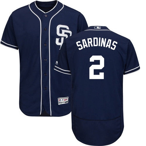 Luis Sardinas San Diego Padres navy jersey