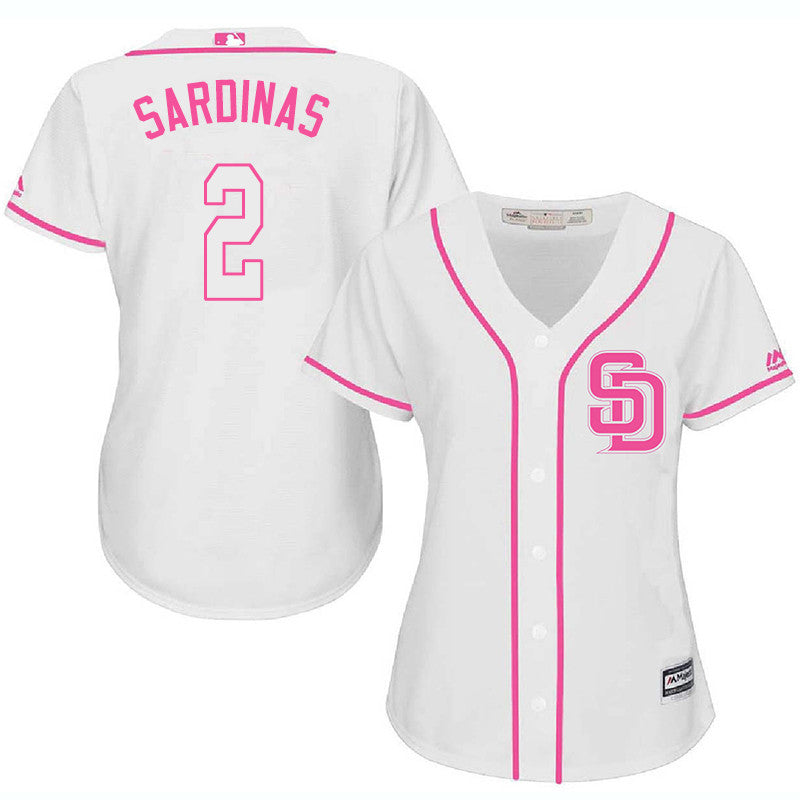 Luis Sardinas San Diego Padres white jersey
