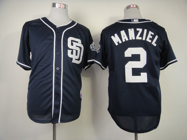 Manziel San Diego Padres blue jersey