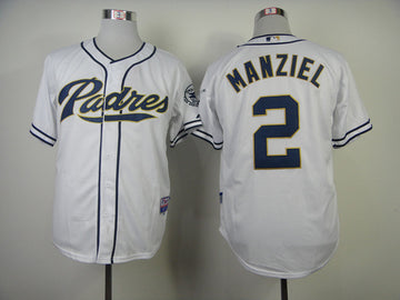 Manziel San Diego Padres white jersey
