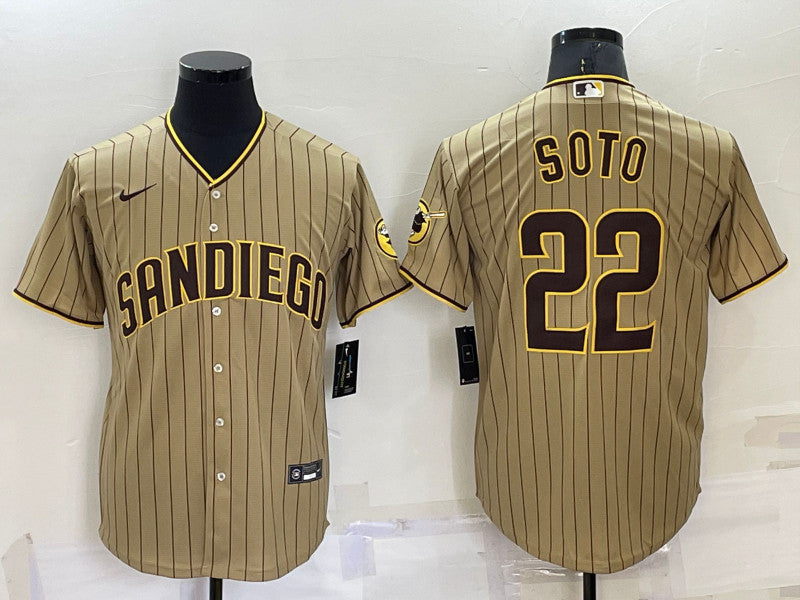 Juan Soto San Diego Padres brown jersey