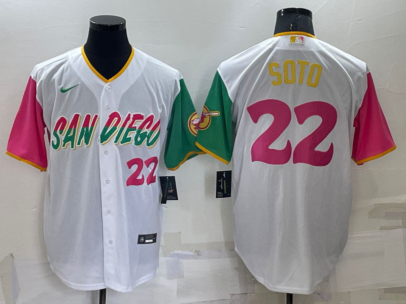 Juan Soto San Diego Padres white City Connect jersey