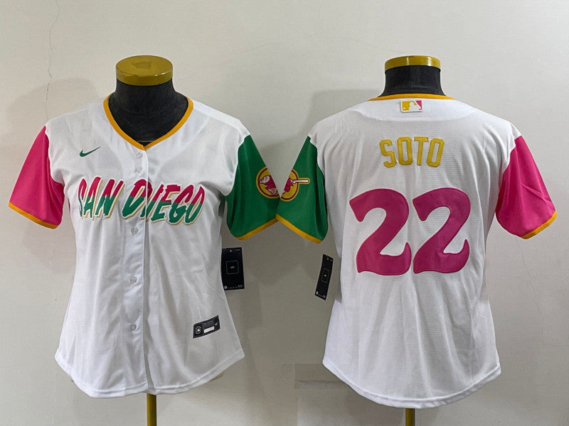Juan Soto San Diego Padres white City Connect jersey