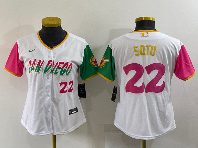 Juan Soto San Diego Padres white City Connect jersey