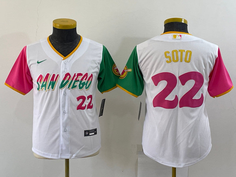 Juan Soto San Diego Padres white City Connect jersey
