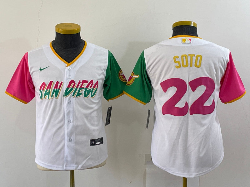 Juan Soto San Diego Padres white City Connect jersey