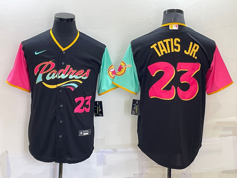 Fernando Tatis Jr San Diego Padres black City Connect jersey