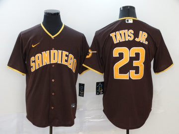 Fernando Tatis Jr San Diego Padres brown jersey