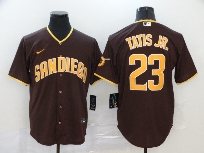 Fernando Tatis Jr San Diego Padres brown jersey