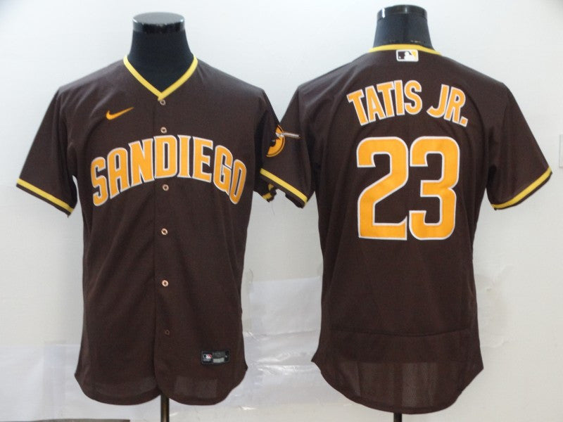 Fernando Tatis Jr San Diego Padres brown jersey