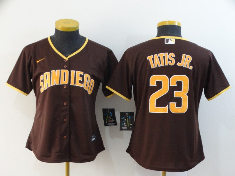 Fernando Tatis Jr San Diego Padres brown jersey