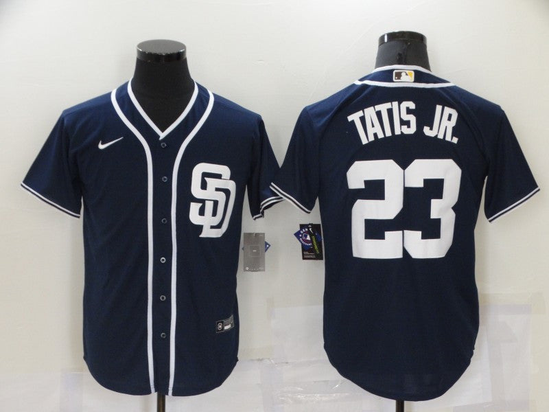 Fernando Tatis Jr San Diego Padres navy jersey