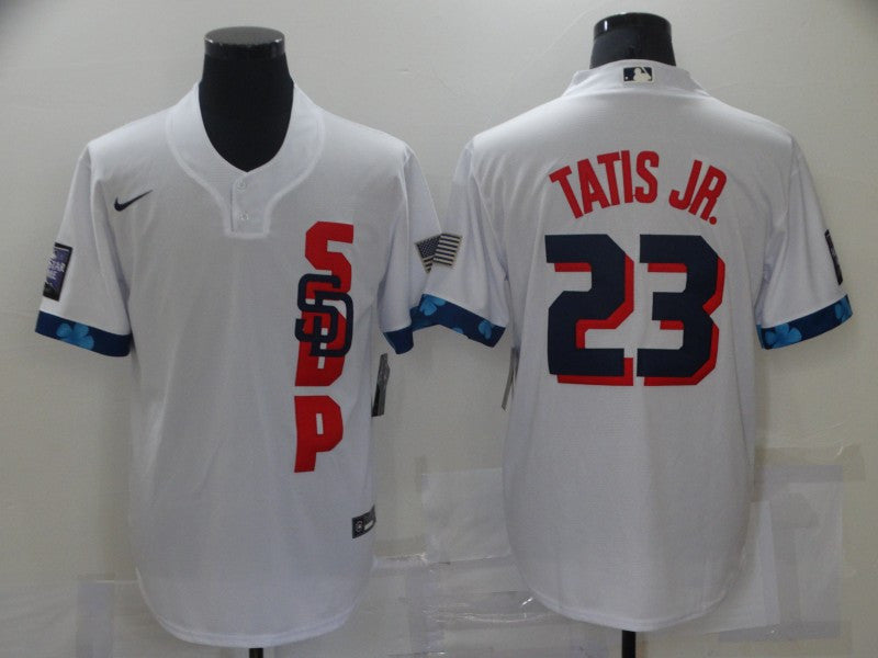 Fernando Tatis Jr San Diego Padres white All-Star jersey