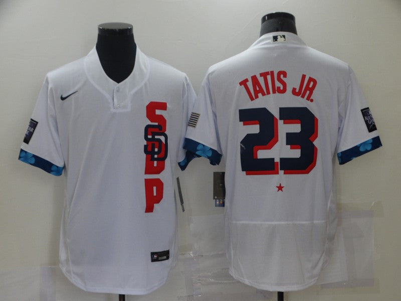 Fernando Tatis Jr San Diego Padres white All-Star jersey