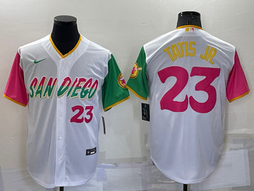 Fernando Tatis Jr San Diego Padres white City Connect jersey