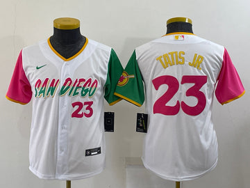 Fernando Tatis Jr San Diego Padres white City Connect jersey